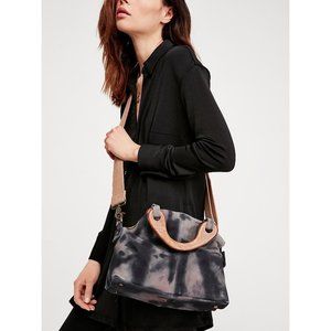 NWT Free People Tie Dye Mini Willow Bag / Blue